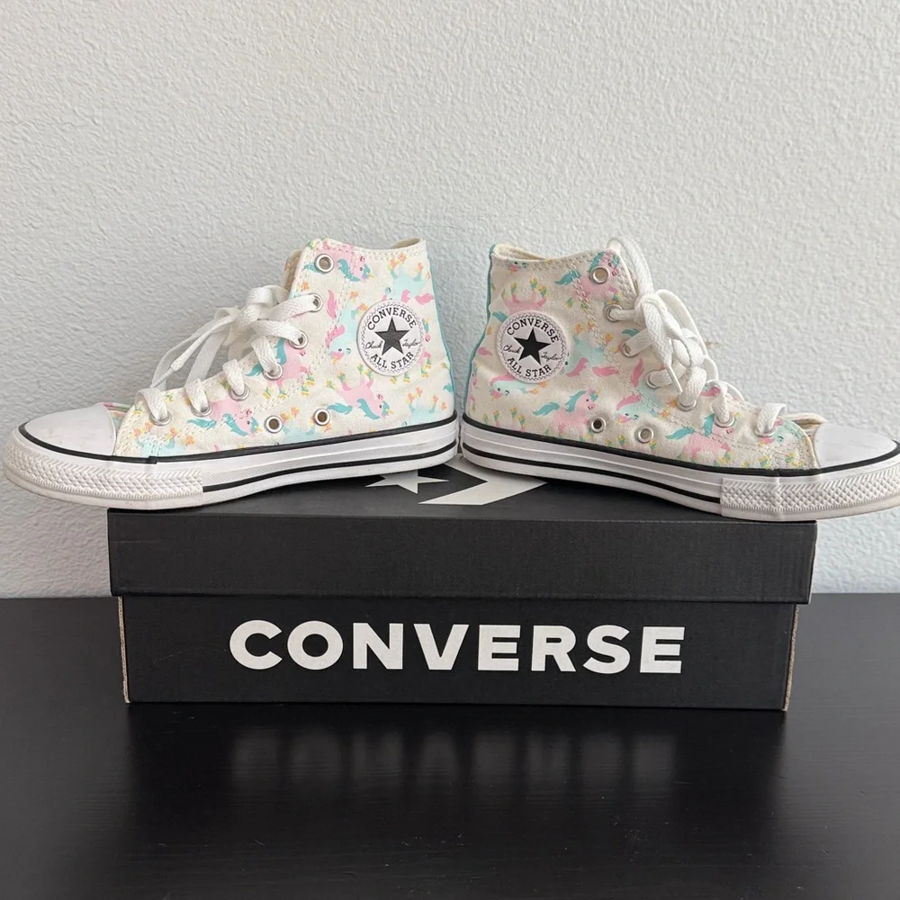 Girls Converse Chuck Taylor Unicorn Shoes